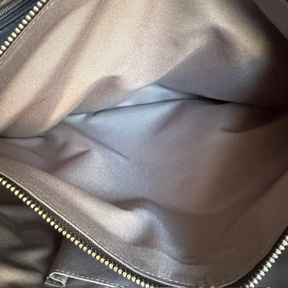 Coach Handbag - Black Soho Signature Tote Patent Leather Trim - Like New - Picture 6 of 11